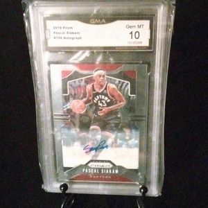 2019 Prizm Pascal Siakam Autograph Mint 10